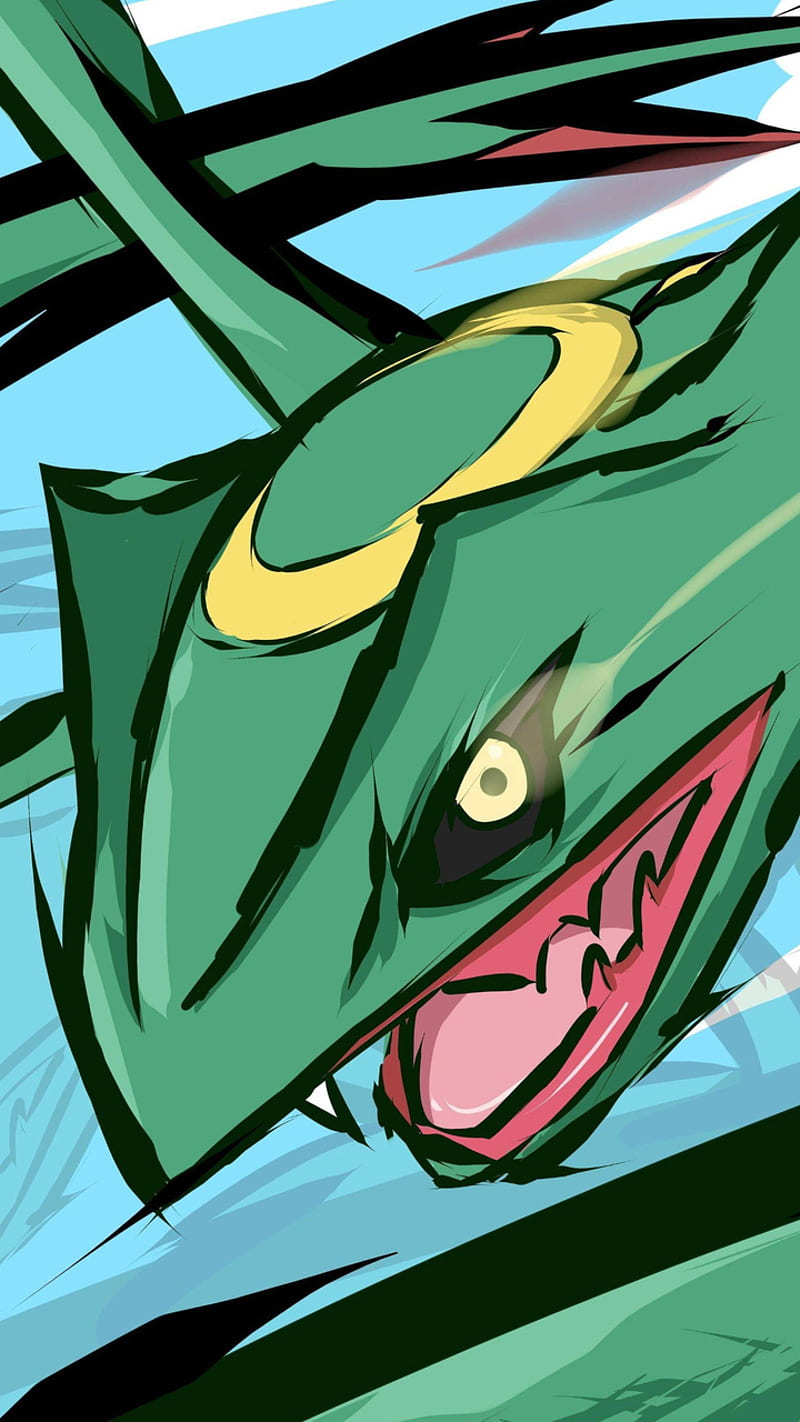 Download free Rayquaza With Anime Girls Wallpaper 