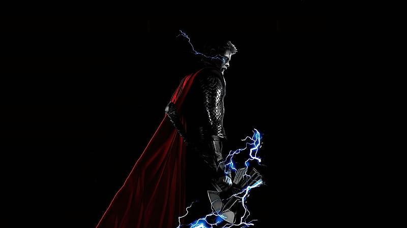 Thor God Of Thunder 2020, thor, superheroes, artwork, HD wallpaper