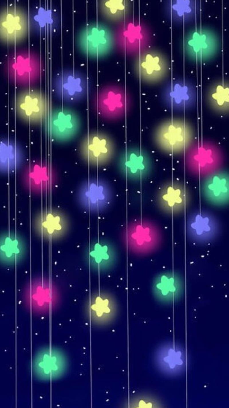 Estrellas de colores, Fondo de pantalla de teléfono HD | Peakpx