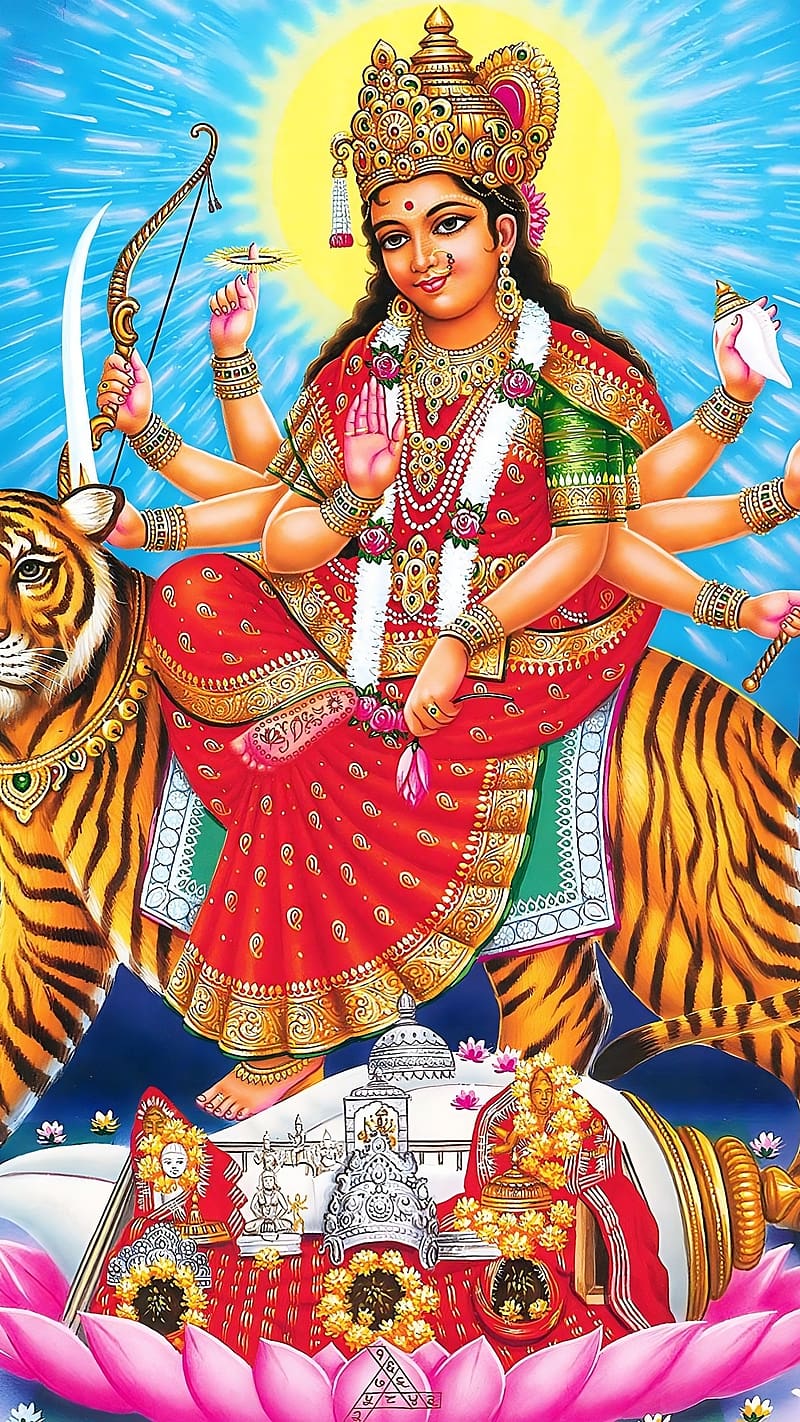 Vaishno Mata, maa, lord, god, bhakti, devtional, HD phone wallpaper ...