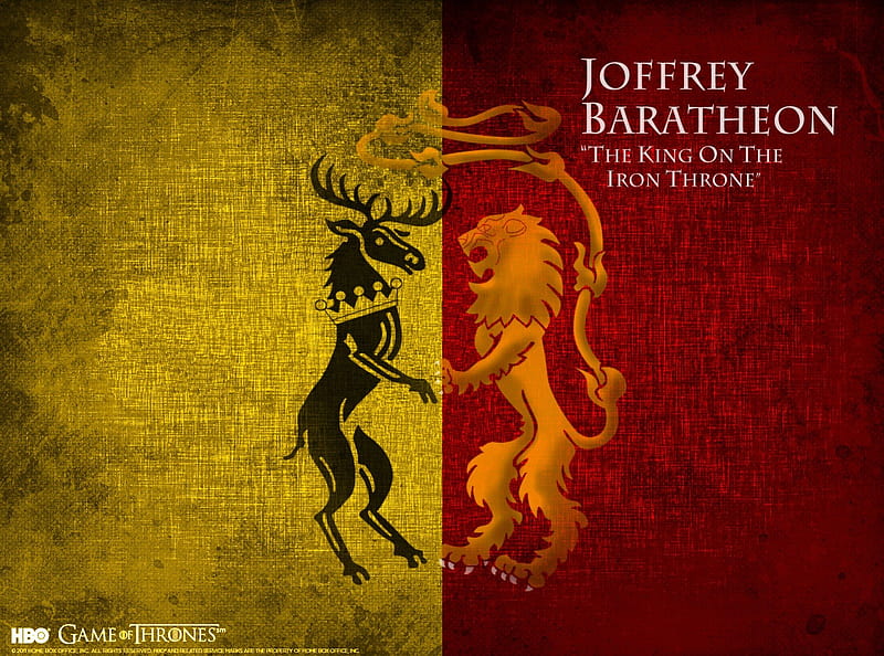 Game of Thrones - House Baratheon of King's Landing, Lannister, Stroms End, westeros, game, Joffrey show, fantasy, Baratheon, tv show George R R Martin, House, GoT, essos, fantastic, HBO, a song of ice and fire, Game of Thrones, thrones, medieval, Kings Landing, entertainment, skyphoenixx1, HD wallpaper