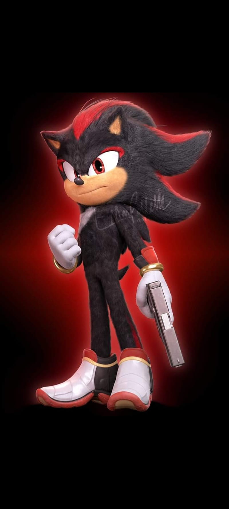 Black & Red Shadow (Sonic X)Wallpaper, Shadow Wallpaper, Black!Red!