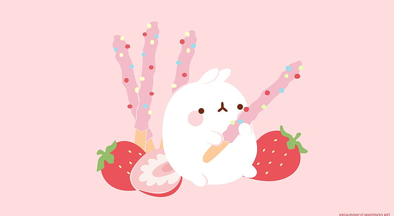 Cute Molang Ultra, Cute, Bunny, Cartoons, molang, HD wallpaper