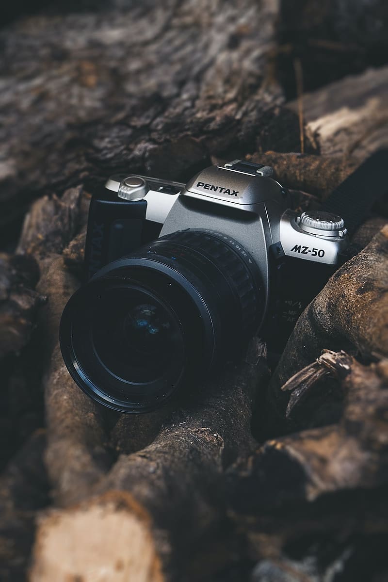 Black And Gray Pentax MZ 50 Camera – Camera, HD phone wallpaper