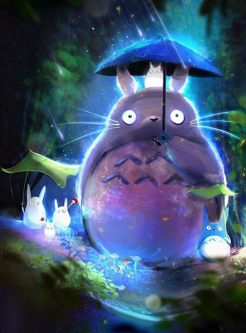 Totoro, anime, art, hayao miyazaki, my neighbor totoro, studio ghibli, HD  phone wallpaper | Peakpx