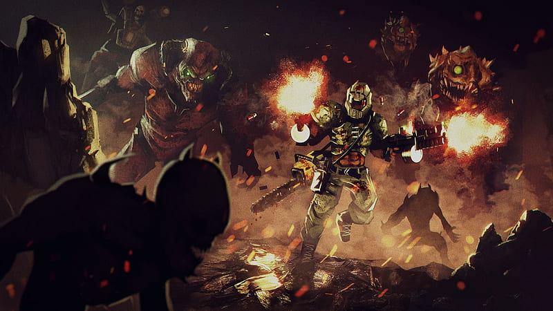 Doom, Doomguy, Project Brutality, HD wallpaper