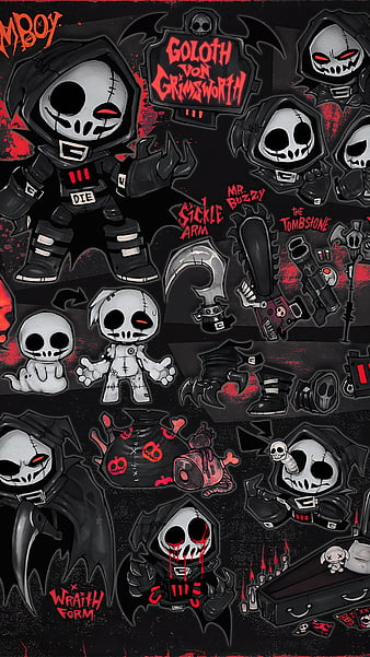 little grim reaper wallpaper