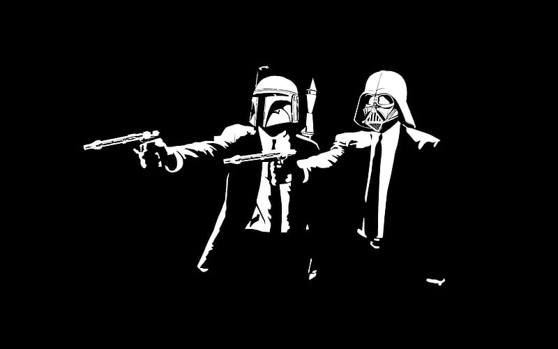 Star Wars, Pulp Fiction, Crossover, Movie, HD wallpaper