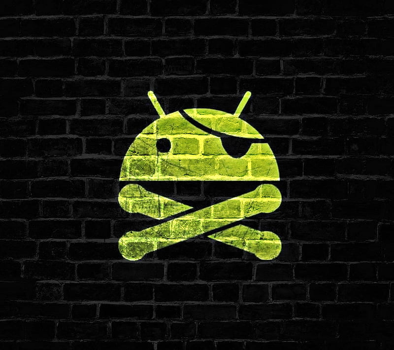 Android Brick, green, HD wallpaper