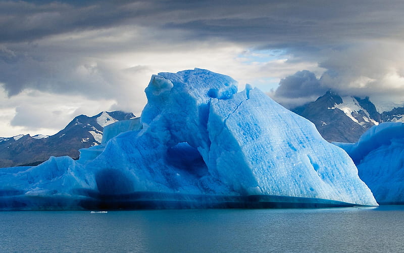 Iceberg Lago Argentino-Nature, HD wallpaper