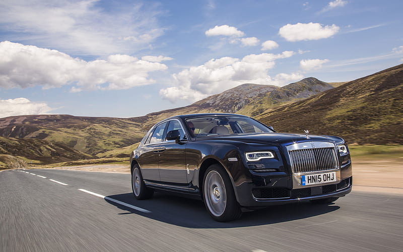 Rolls-Royce Ghost 2018 cars, road, luxury cars, Rolls-Royce, HD wallpaper