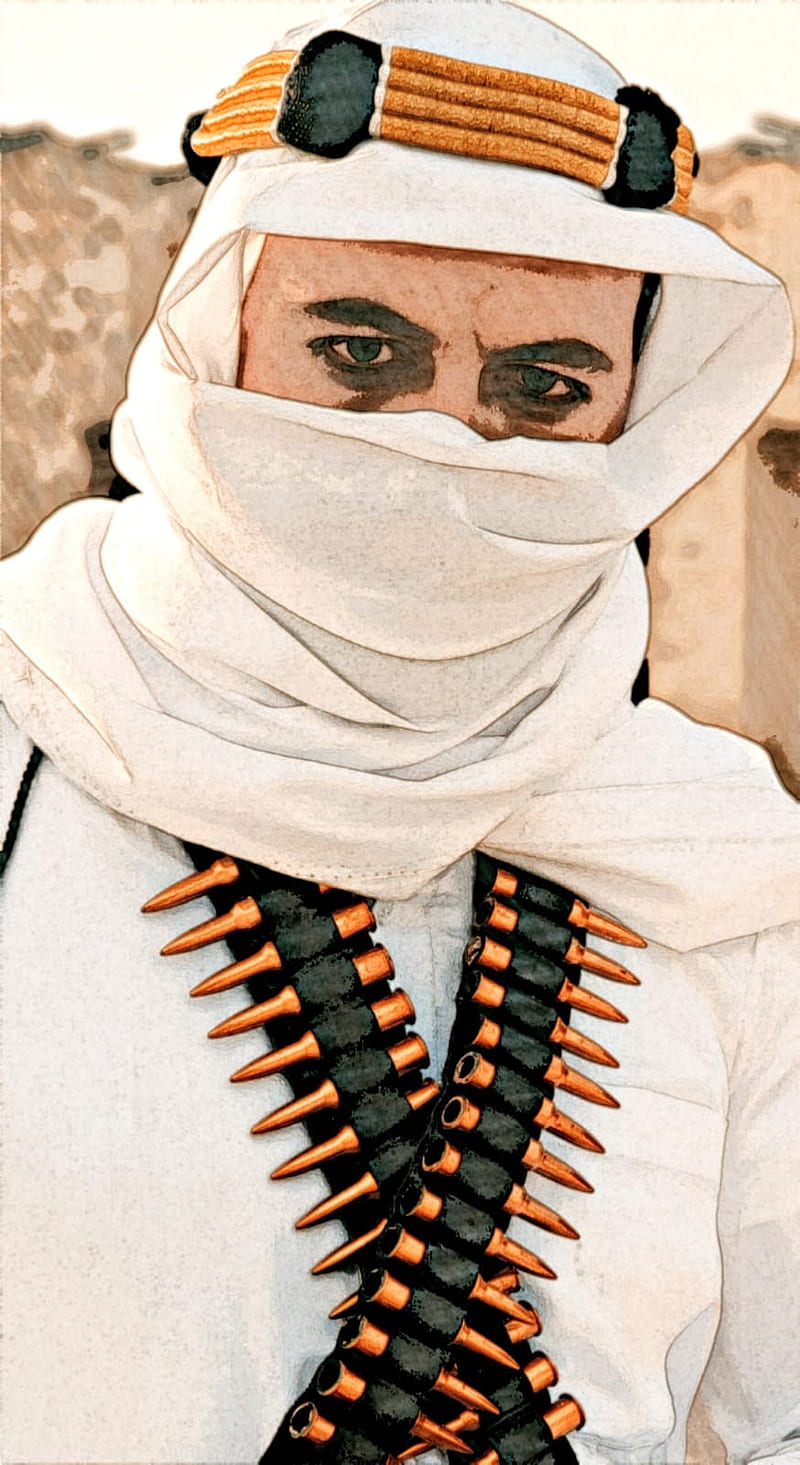 Bedouin, afridi, arab, bullet, bullets, fighter, gun, guns, khan, HD phone wallpaper