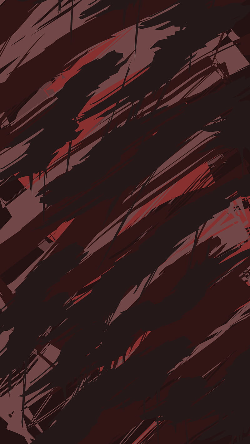 Grunge Camo, 929, camo, camouflage, cool, dark, flat, grunge, material, new, red, HD phone wallpaper