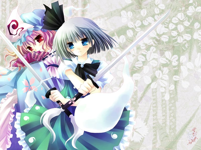 Anime Touhou Youmu Konpaku Yuyuko Saigyouji Hd Wallpaper Peakpx 1668