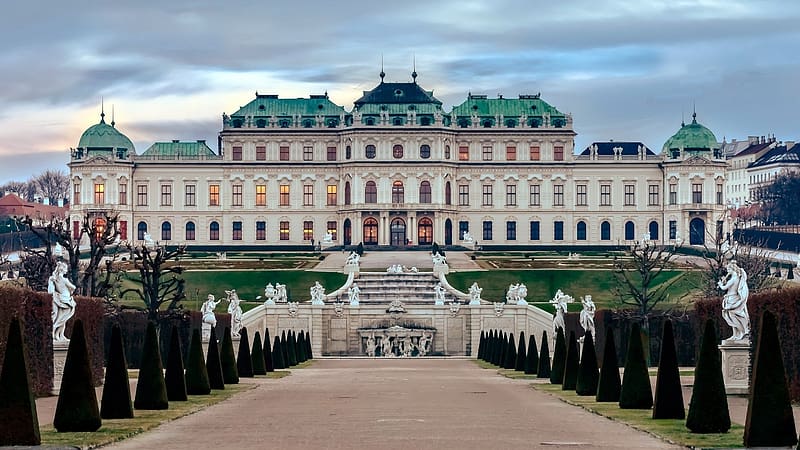 Austria, Palace, Vienna, , Belvedere Palace, Palaces, HD wallpaper