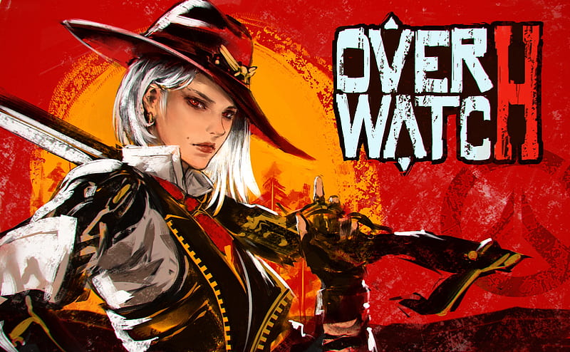 overwatch, ashe, red dead redemption 2, crossover, Games, HD wallpaper