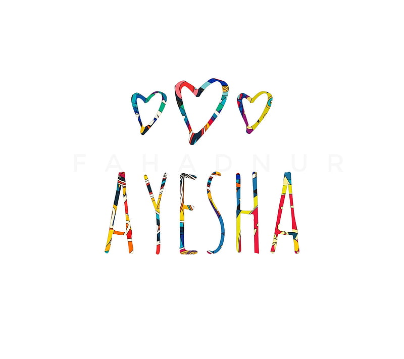 Ayesha - Name Art, ayesha name art, ayesha name design, blue, calligraphy,  fahad noor, HD wallpaper | Peakpx