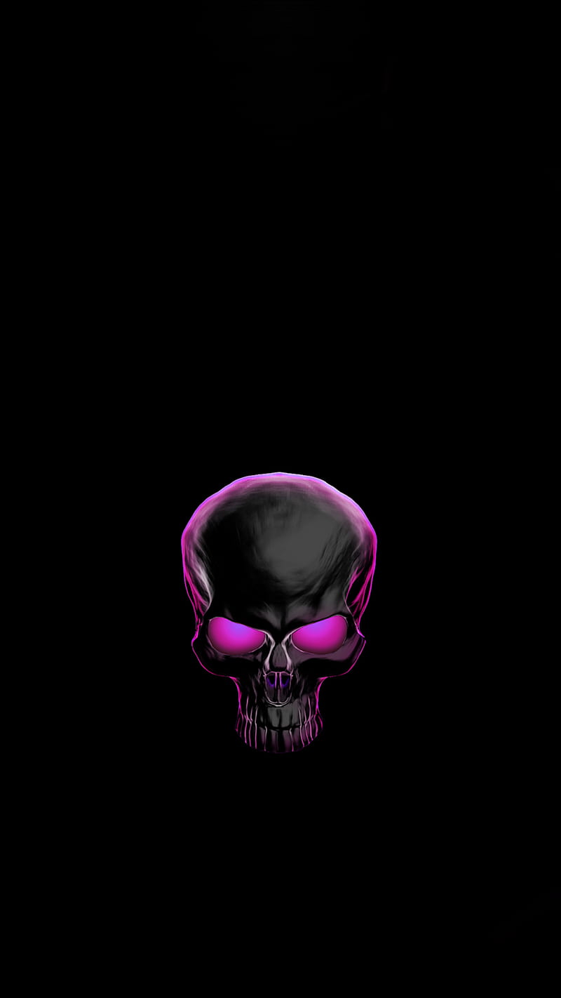 HD wallpaper pink skull