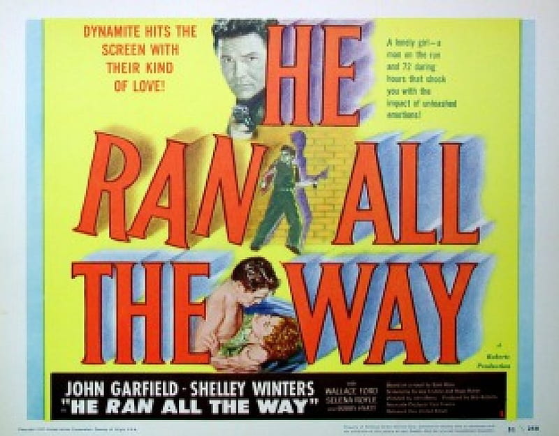 Classic Movies - 'He Ran All The Way' (1951), John Garfield, Classic Movies, Films, Film Noir, HD wallpaper