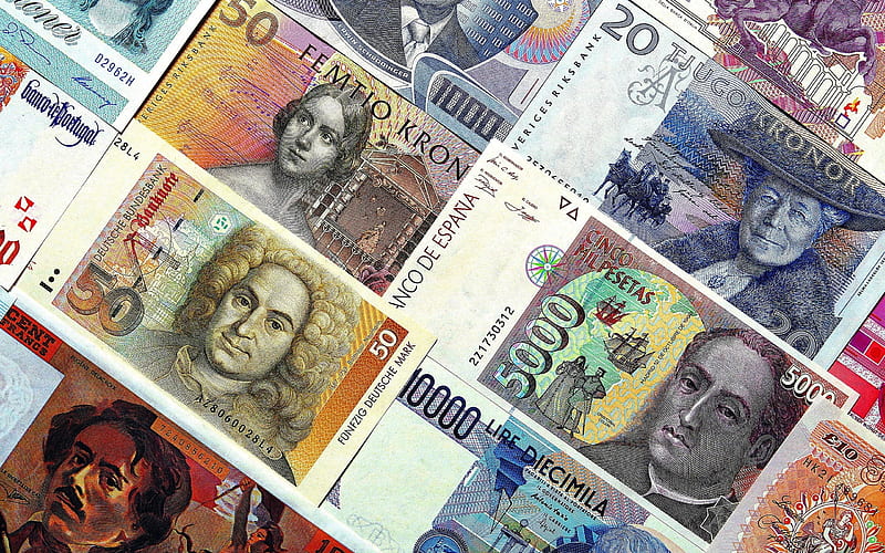 Currency, faces, money, notes, HD wallpaper