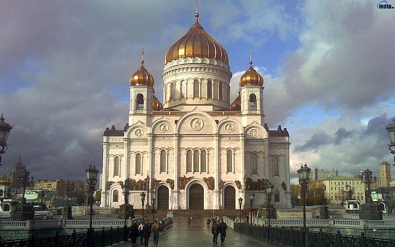 Cathedral of Christ the Savior, cathedral, orthodox, Russia, Christ, Savior, HD wallpaper