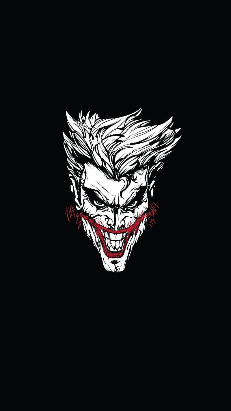 Joker Wallpaper 4K, DC Comics, Dark background