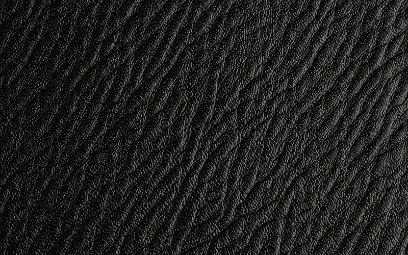 black leather texture, macro, diagonal leather texture, close-up, leather textures, black backgrounds, leather backgrounds, leather, HD wallpaper