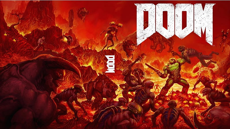 Doom Reverse Sleeve Option B, HD wallpaper