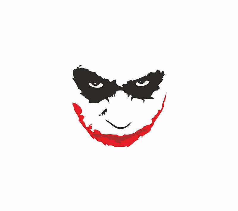 Joker, batman, heath ledger, smile, white background, HD wallpaper