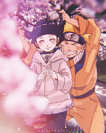 Para Naruto e Hinata com sua filha e filho, naruto dan hinata papel de  parede HD