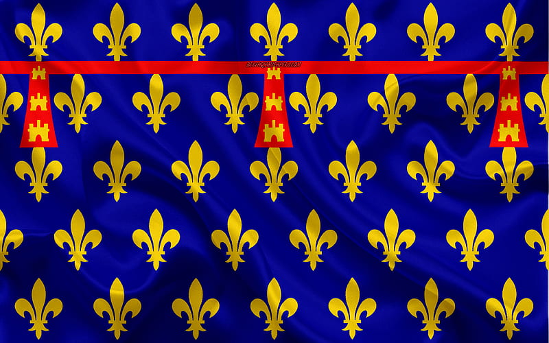 Flag of Artois French region, silk flag, regions of France, silk texture, Artois flag, creative art, Artois, France, HD wallpaper