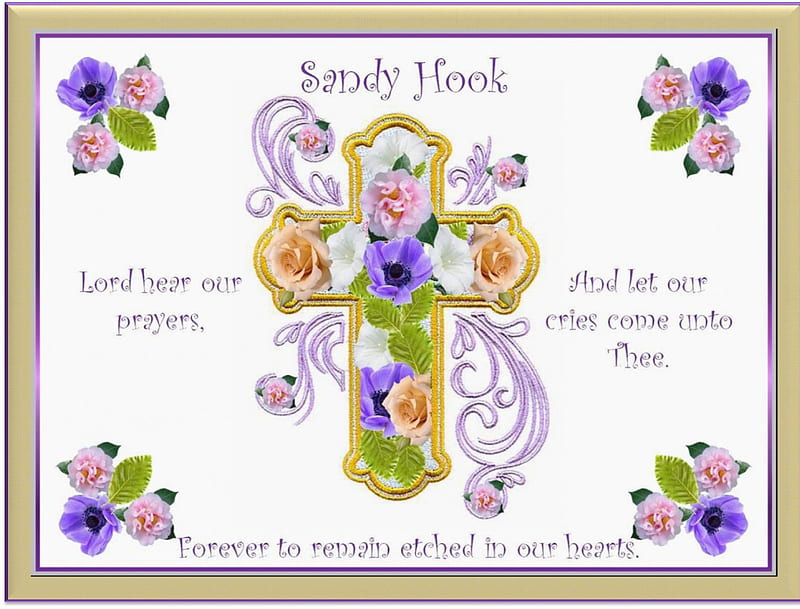 SANDY HOOK ELEMENTARY SCHOOL TRIBUTE-14TH DECEMBER 2012., school, tragedy, tribute, sandy hook, sandyhook, HD wallpaper