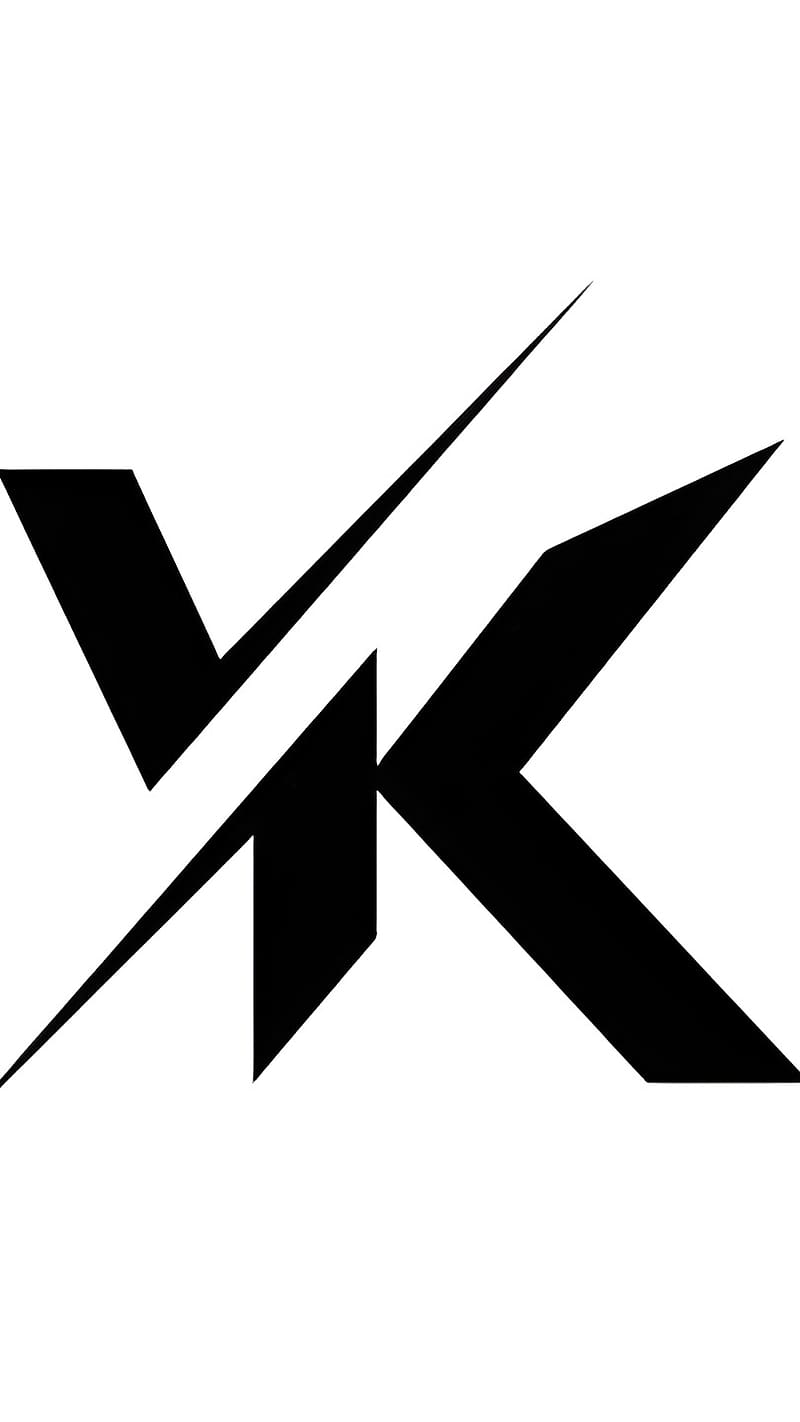 V K Name, bold v k, letter vk, HD phone wallpaper