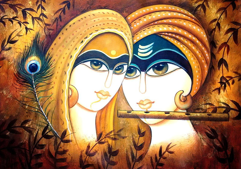 Rajasthani painting, Art, Krishna art, HD wallpaper
