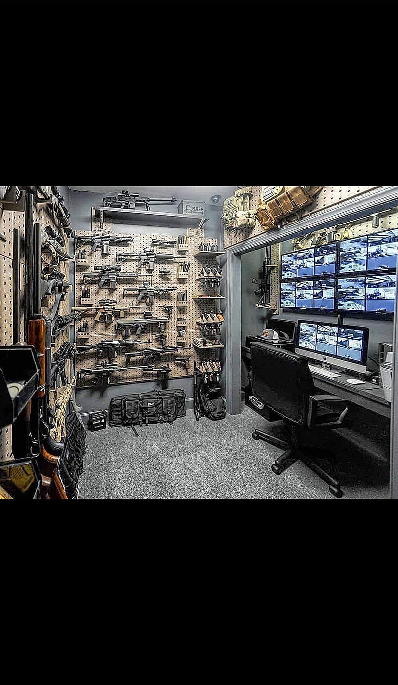 ultimate safe room, army, gun weapons, military, safe room, HD phone wallpaper