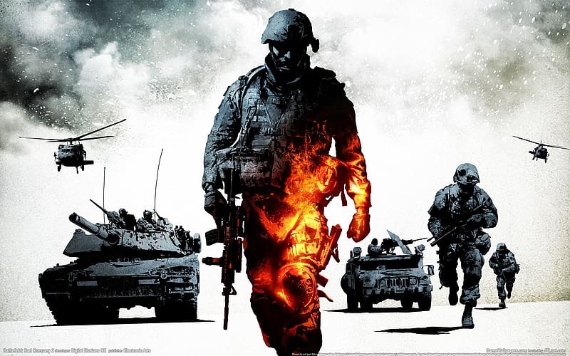 Battlefield, Video Game, Battlefield: Bad Company 2, HD wallpaper