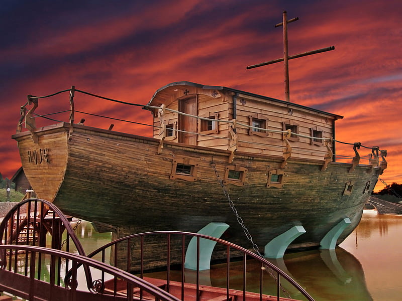 Boat at Dry dock, ocean, sky, lake, boat, dock, dry, r, wooden, wood, HD wallpaper