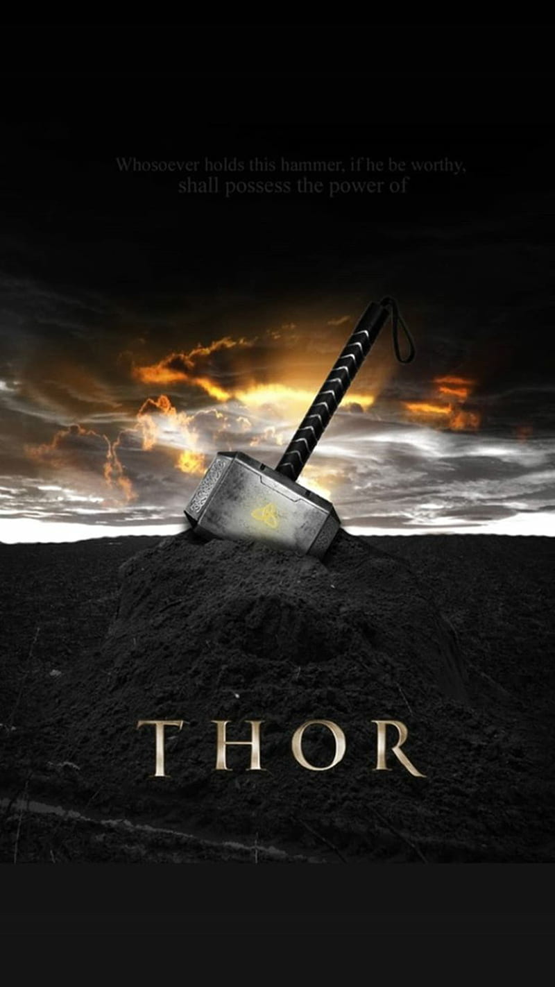 Thor, god of thunder, hammer of thor, marvel, thunder, HD phone wallpaper |  Peakpx