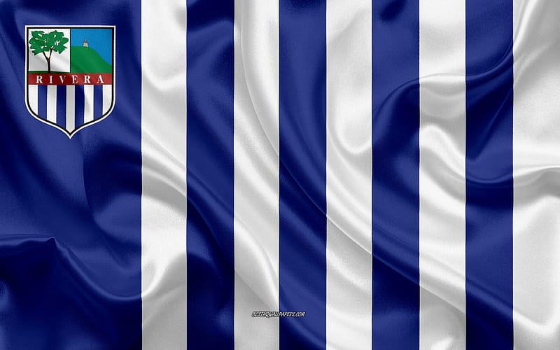 Flag of Rivera Department silk flag, department of Uruguay, silk texture, Rivera flag, Uruguay, Rivera Department, HD wallpaper