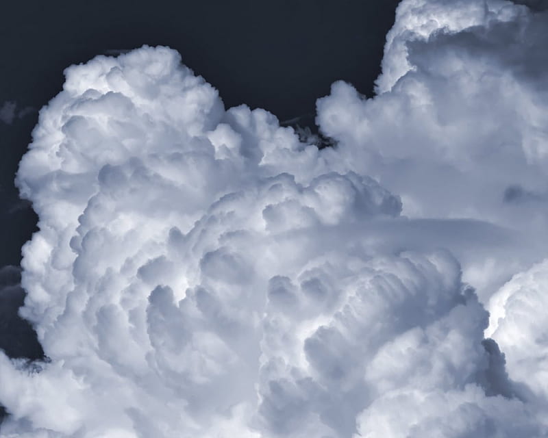 cumulus-clouds, sky, storm, clouds, HD wallpaper