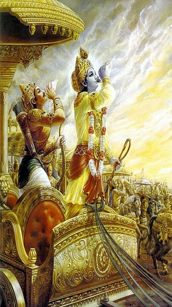 Why did Arjuna wash Karna's feet | Horse painting, Krishna painting, Poster  prints