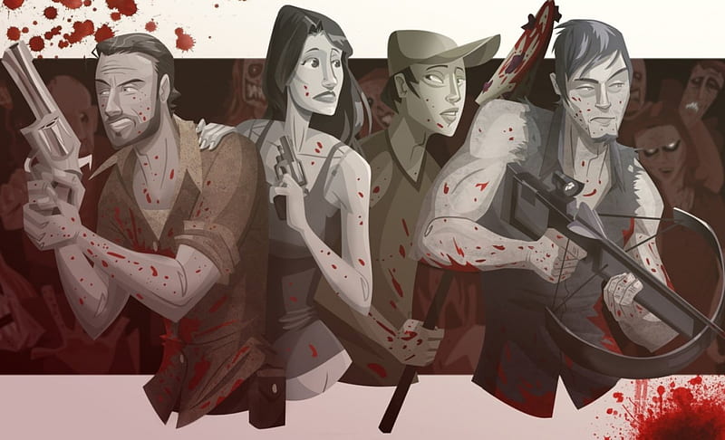 The Walking Dead, Glenn Rhee, Lori Grimes, Daryl Dixon, Rick Grimes, HD wallpaper