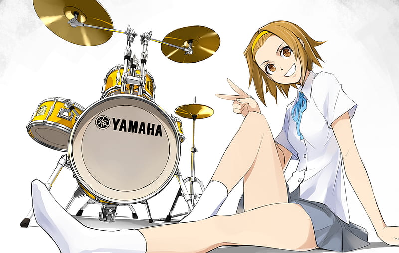 drummer girl cartoon