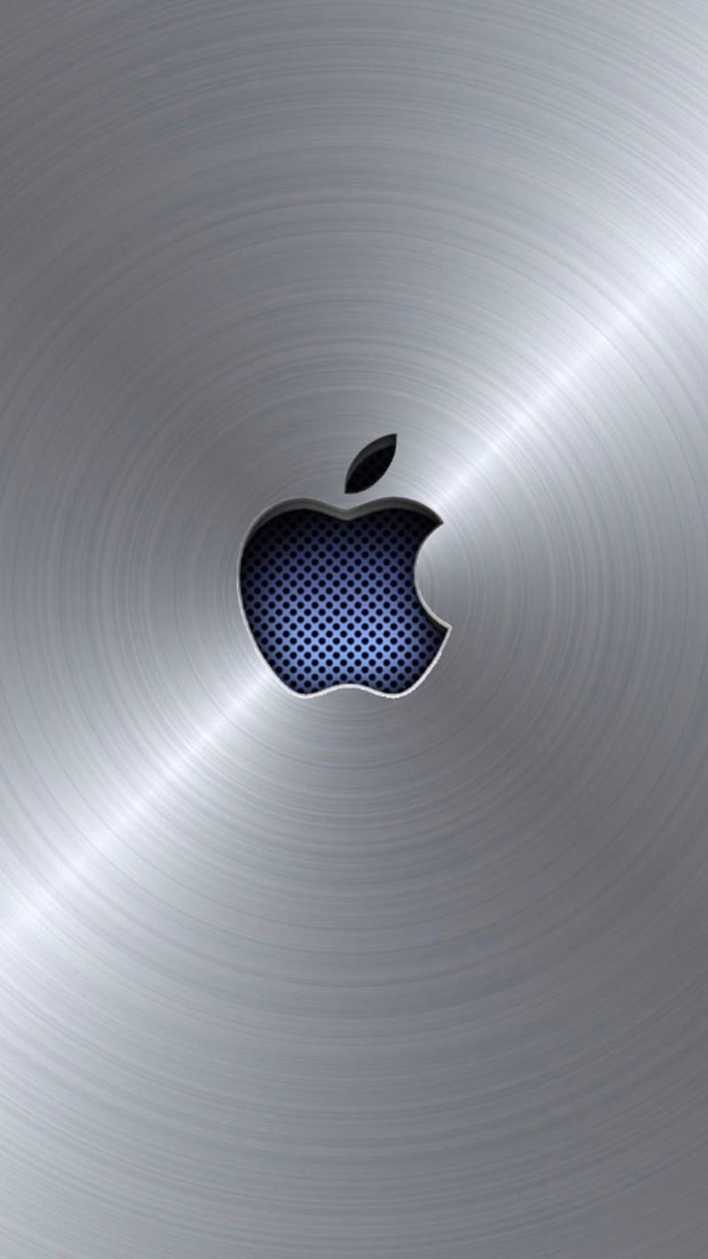 Apple, apple logo, metal, HD phone wallpaper