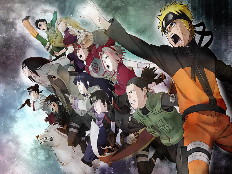 Naruto Shippuden, sakura, naroto, weapons, anime, anime ninjas, hinata, anime warriors, HD wallpaper