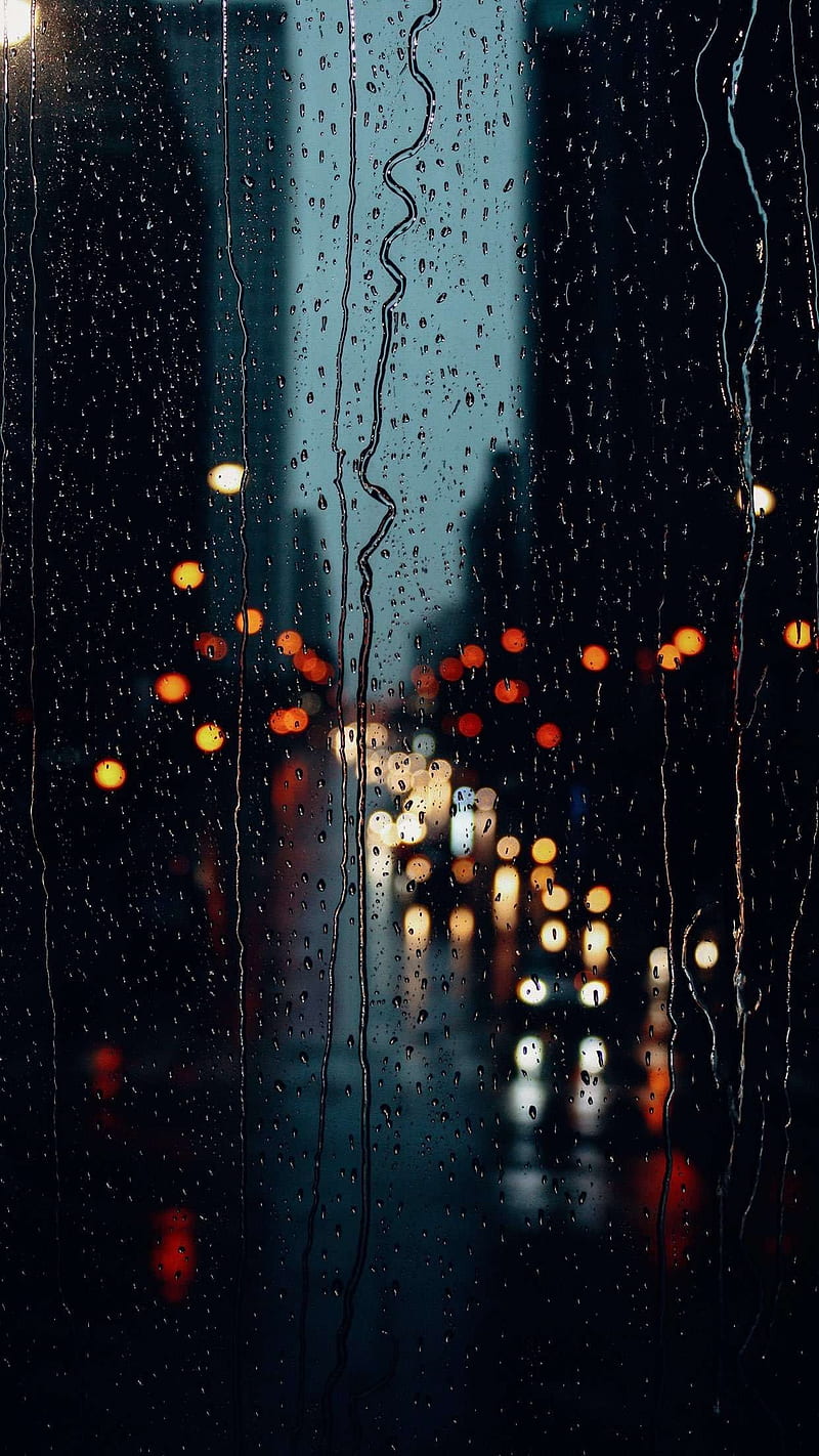Lluvia, relámpago, lluvioso, ciudad, lluvia, efectos, día, ventana, calle, Fondo  de pantalla de teléfono HD | Peakpx
