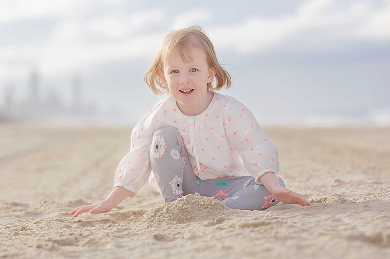 Little girl, fair, sand, nice people, beauty, child, Belle, bonny, comely, pure, smile, fun, sky, baby, sit, girl, summer, princess, outdoor, pretty, adorable, play, sightly, sweet, beach, face, lovely, blonde, cute, white, Hair, little, Nexus, bonito, dainty, kid, graphy, pink, childhood, HD wallpaper