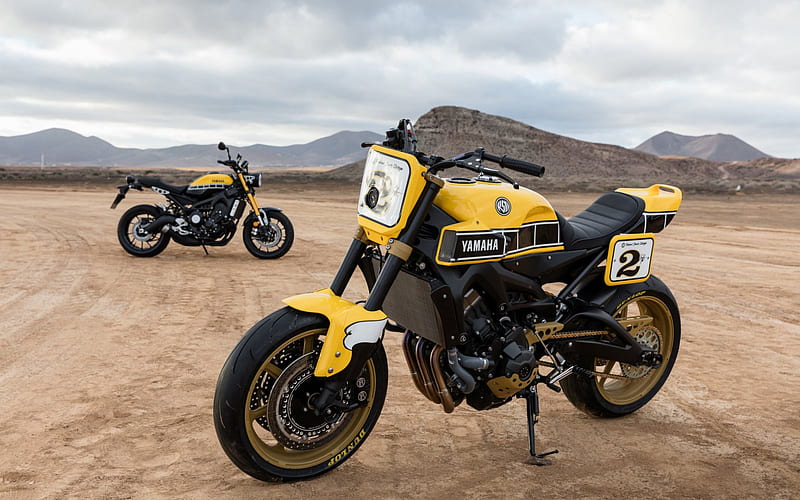 Yamaha XSR900, 2020, city motorcycle, tuning XSR900, new yellow XSR900, japanese motorcycles, Yamaha, HD wallpaper