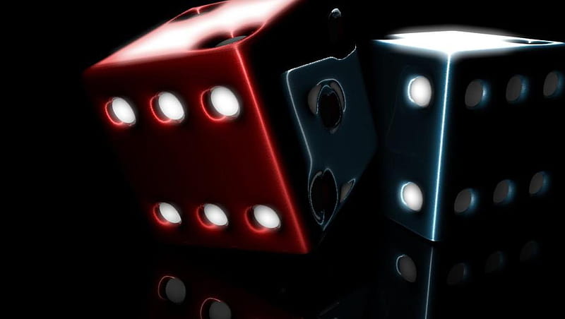 dice, numbers, cubes, dots, HD wallpaper