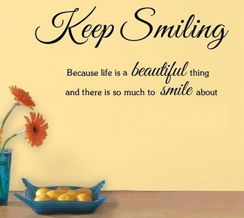 cute quotes about smiling